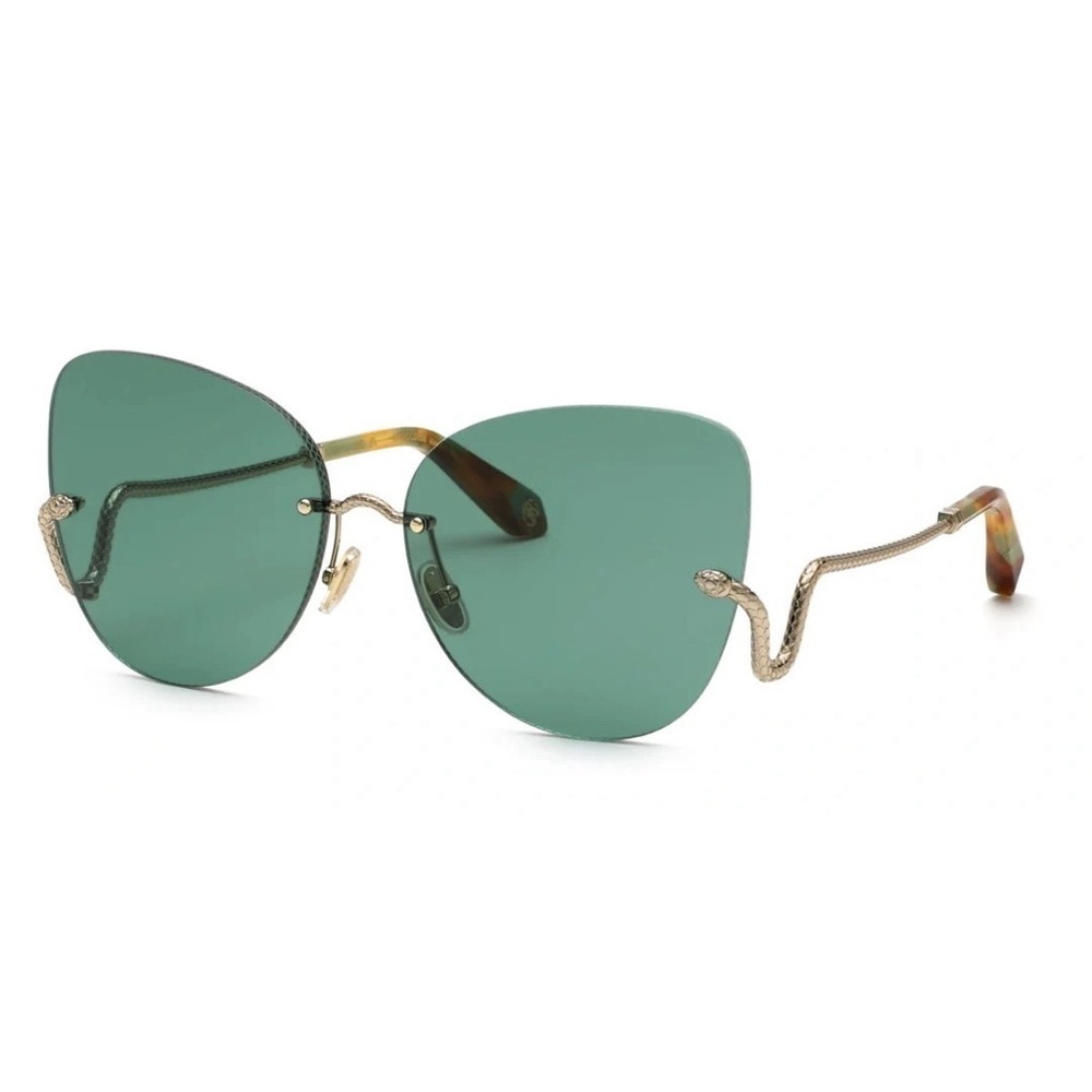 NWT Roberto Cavalli Green Lens Sunglasses